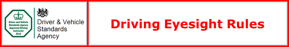 Driving Eyesight Rules driving eyesight rules